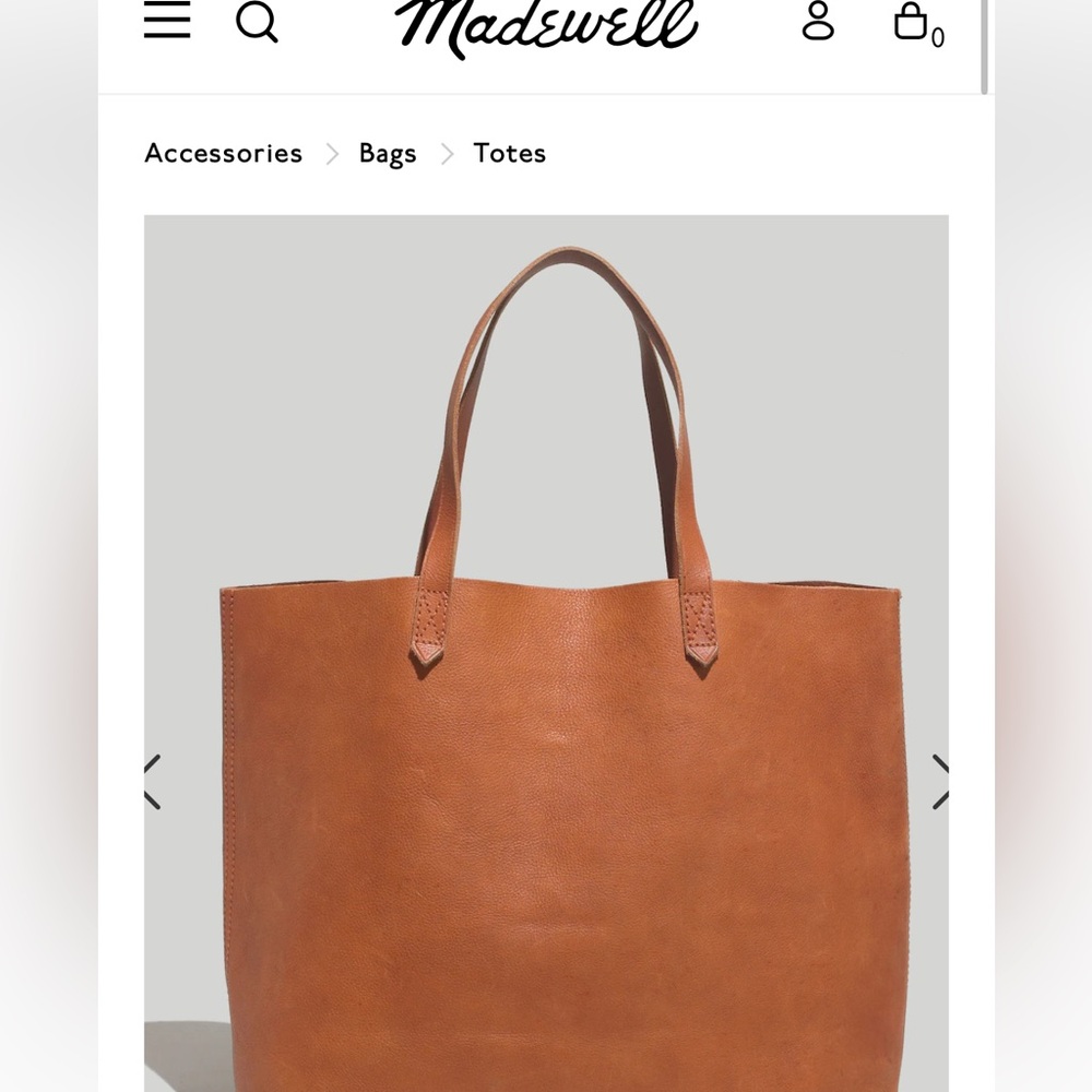 Madewell transport tote